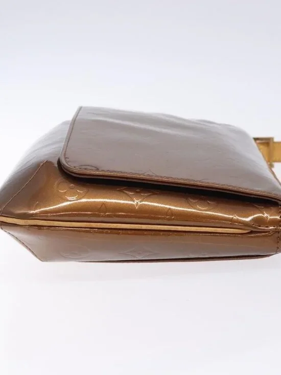 Authentic LOUIS VUITTON Monogram Vernis Thompson Street Bag Bronze M91124 LV - Picture 10 of 16